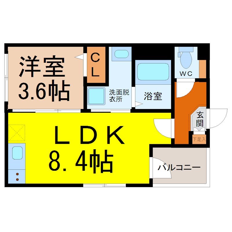 ビビッドかすもり 間取り