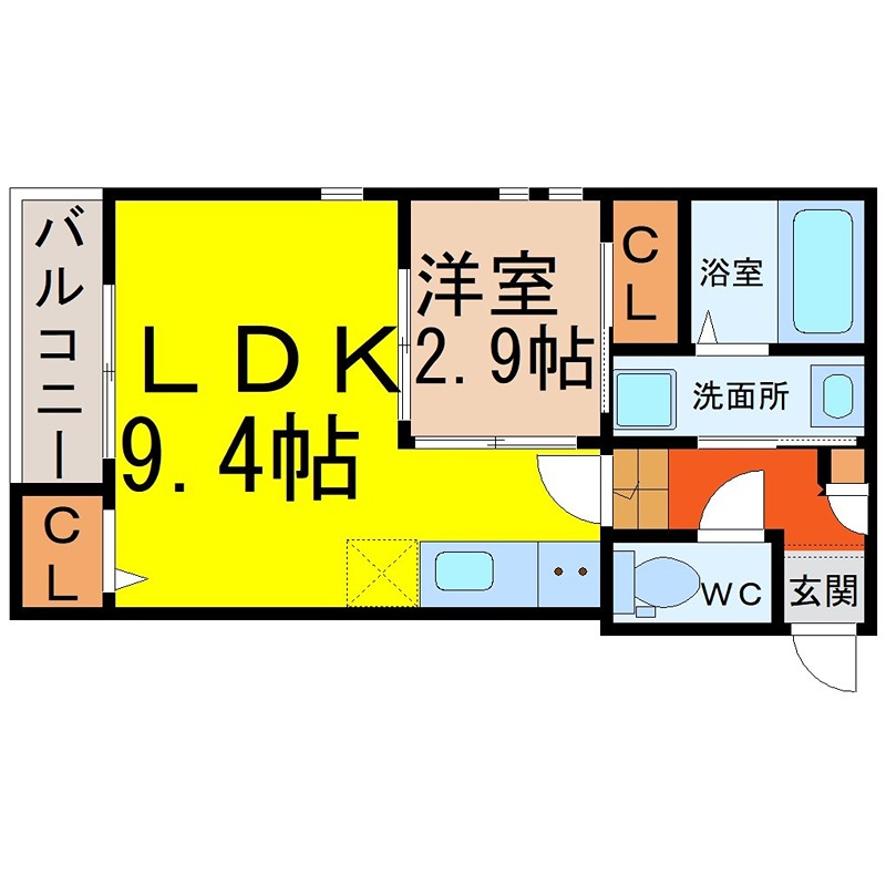 Ｇｒａｎｄｔｉｃｓｕｎｍａｉｓｏｎ新瑞（グランティックサンメゾン新瑞） 間取り