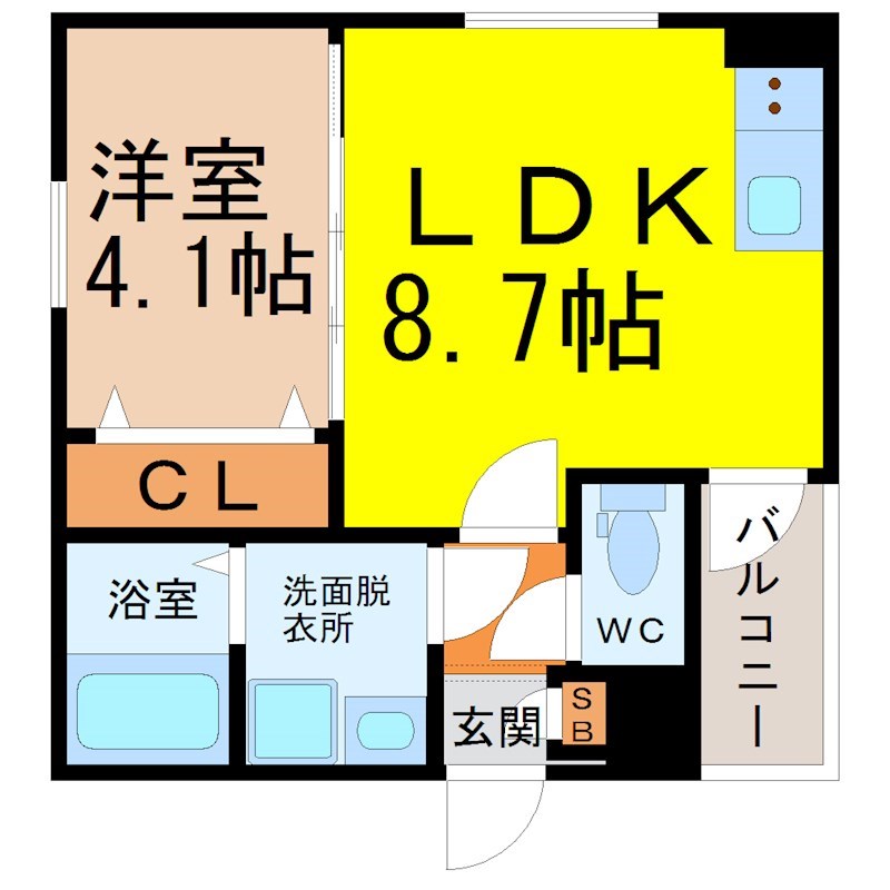 ＭＯＶＥ生駒ＥＡＳＴ 間取り