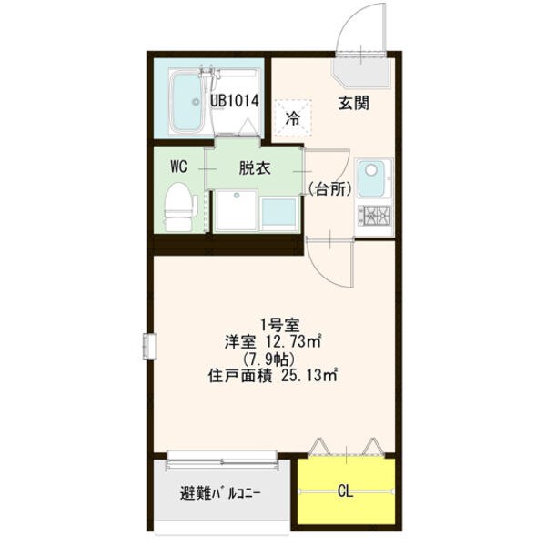 Le・Ange弐番館（ルアンジュニバンカン） 間取り