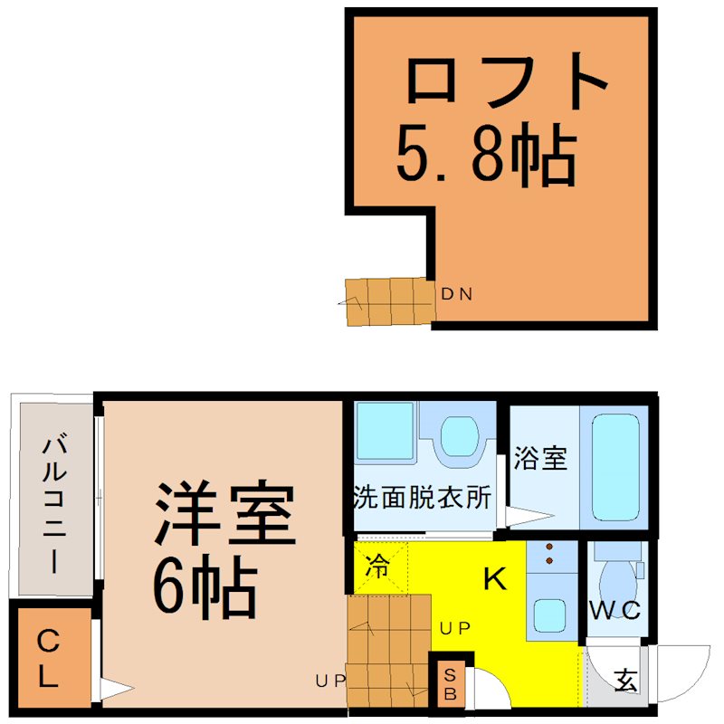 ハーモニーテラス高道町Ⅱ 間取り