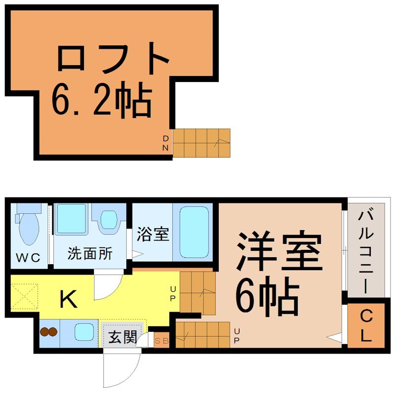 Ｖｉｌｌｅｔｔａ辻町 間取り
