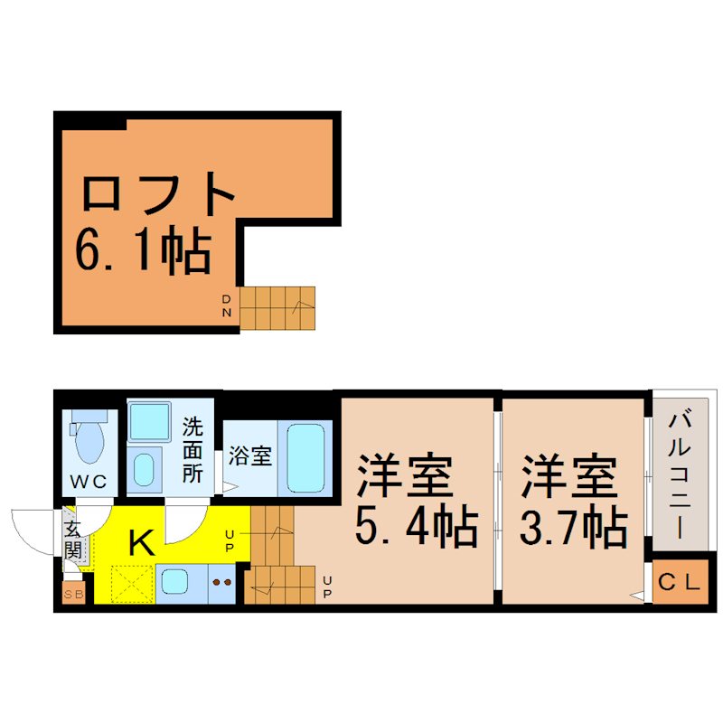 ハーモニーテラス八反 間取り