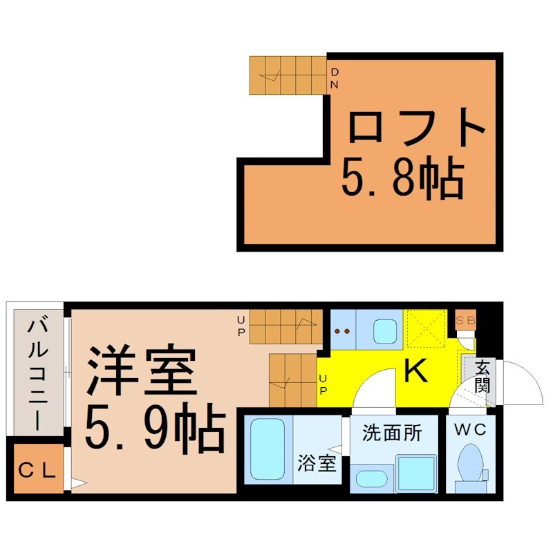 ハーモニーテラス平安III 間取り