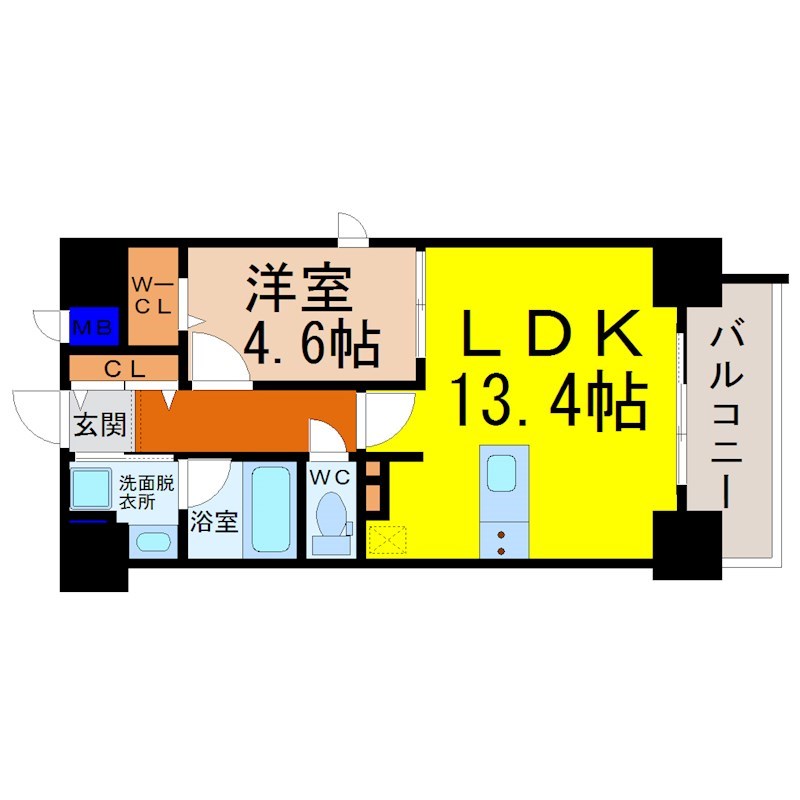 スリーアイランドタワー名駅北 間取り