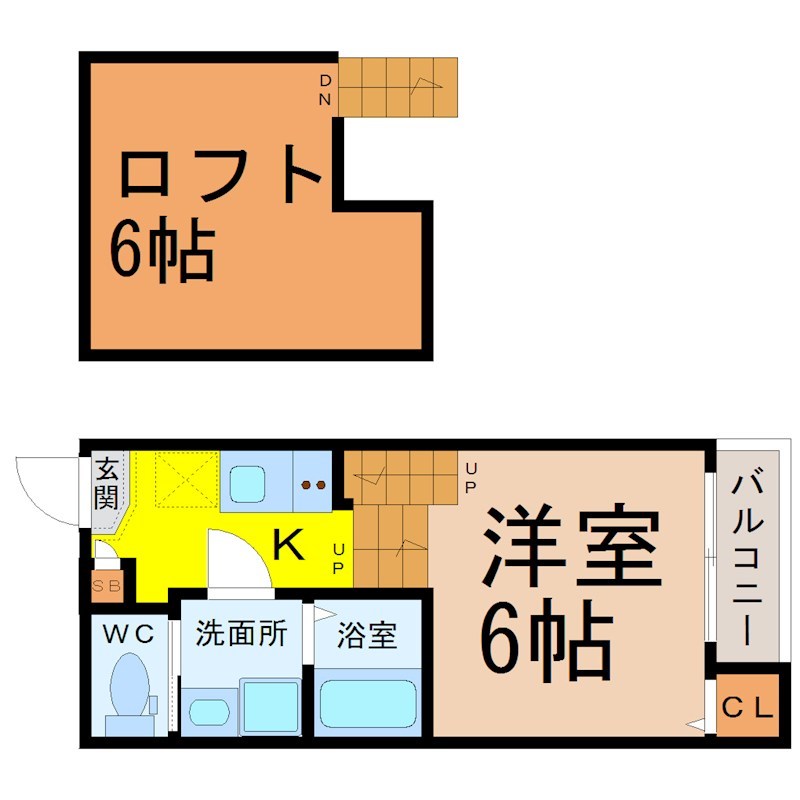 ハーモニーテラス四番II 間取り