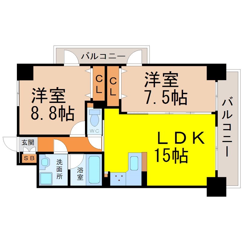 ＡｌｂａＧｒａｎｄｅ千種 間取り