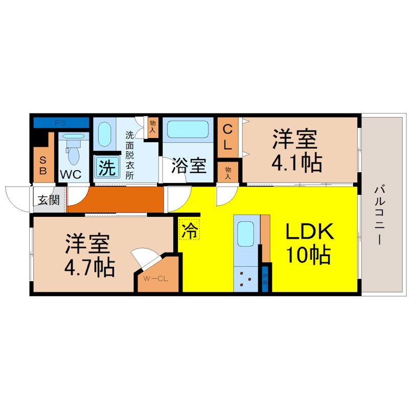 プレサンス　ロジェ　名古屋浅間町ザ・レジデンス 間取り