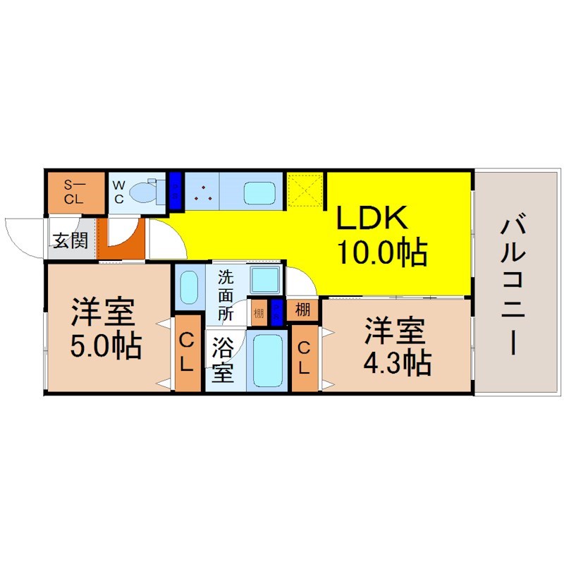 プレサンス　ロジェ　名古屋浅間町ザ・レジデンス 間取り