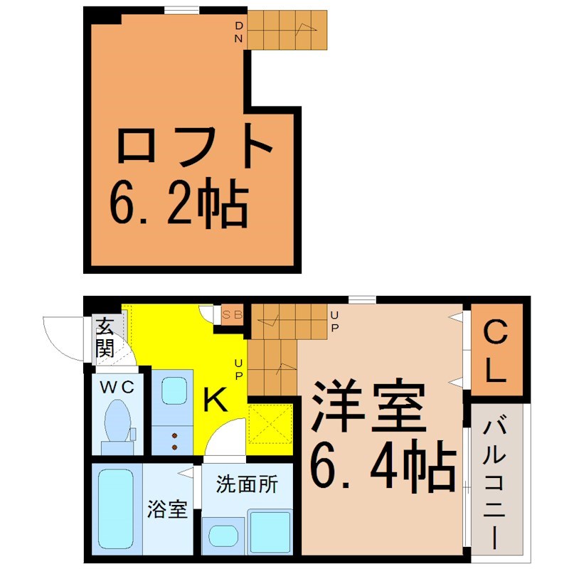 ハーモニーテラス三本松町 間取り