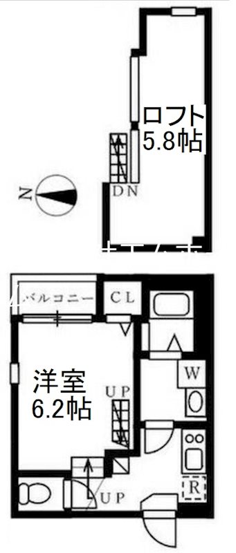 ハーモニーテラス河岸町II 間取り