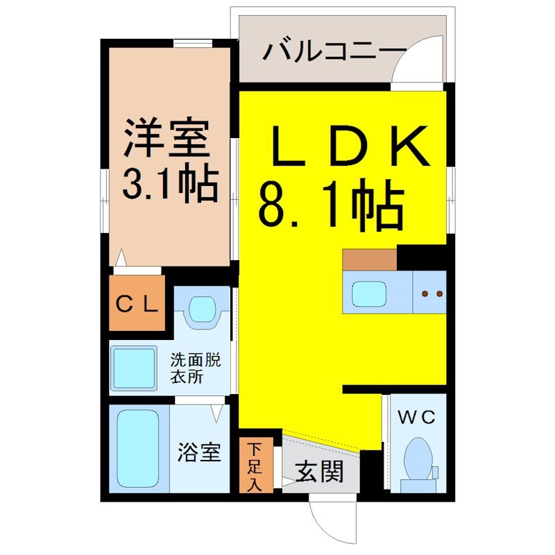 Ａｎｅｃｉｓ橘 間取り
