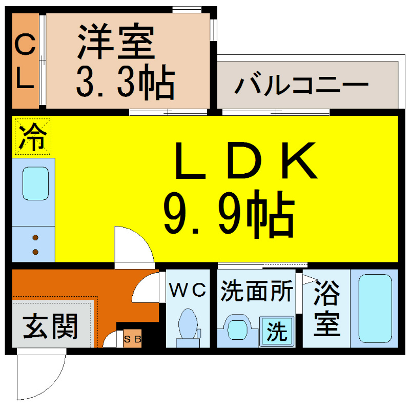 ＧＲＡＮＤＴＩＣ平安通 間取り