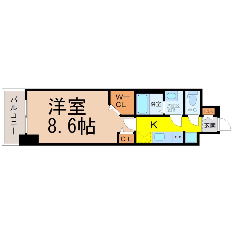 パルティール名西 間取り