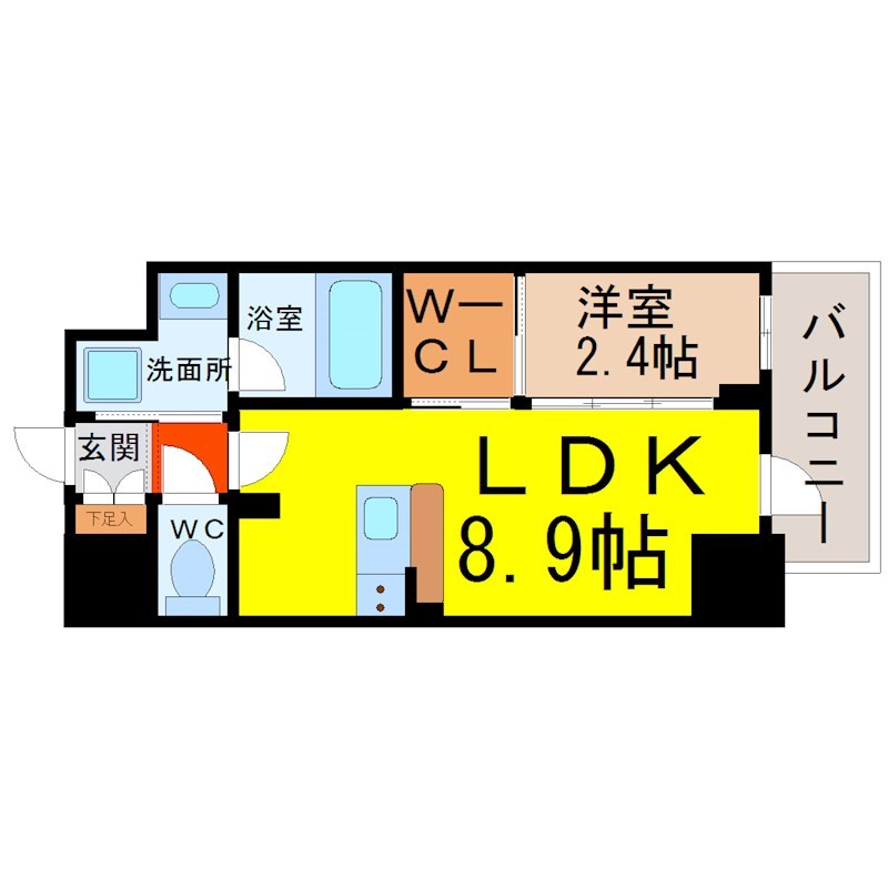 ハーモニーレジデンス名古屋ＥＡＳＴ 間取り