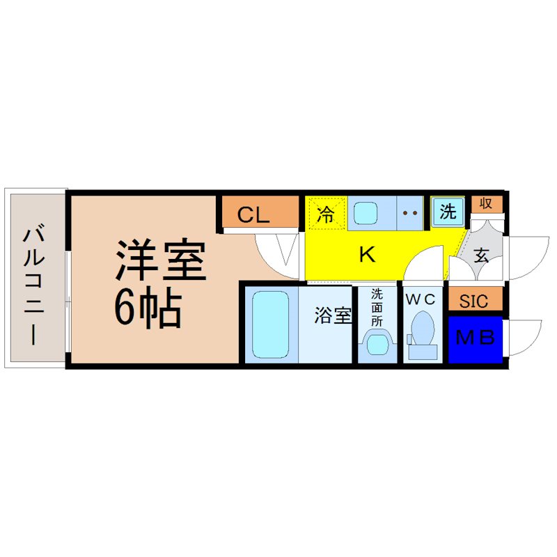 エステムコート名古屋新栄Ⅱアリーナ 間取り