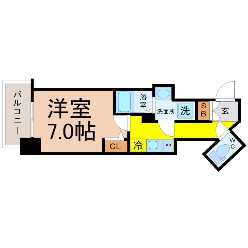 エスリード新栄テセラ 間取り