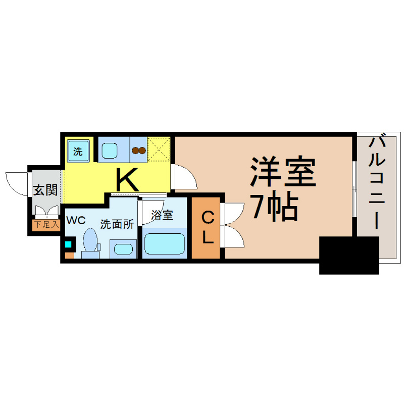 レジディア鶴舞 間取り