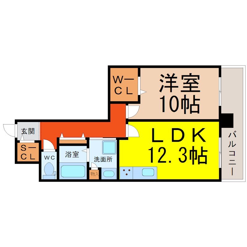 Ｎａｐａｒｔｍｅｎｔ（Ｎアパートメント） 間取り