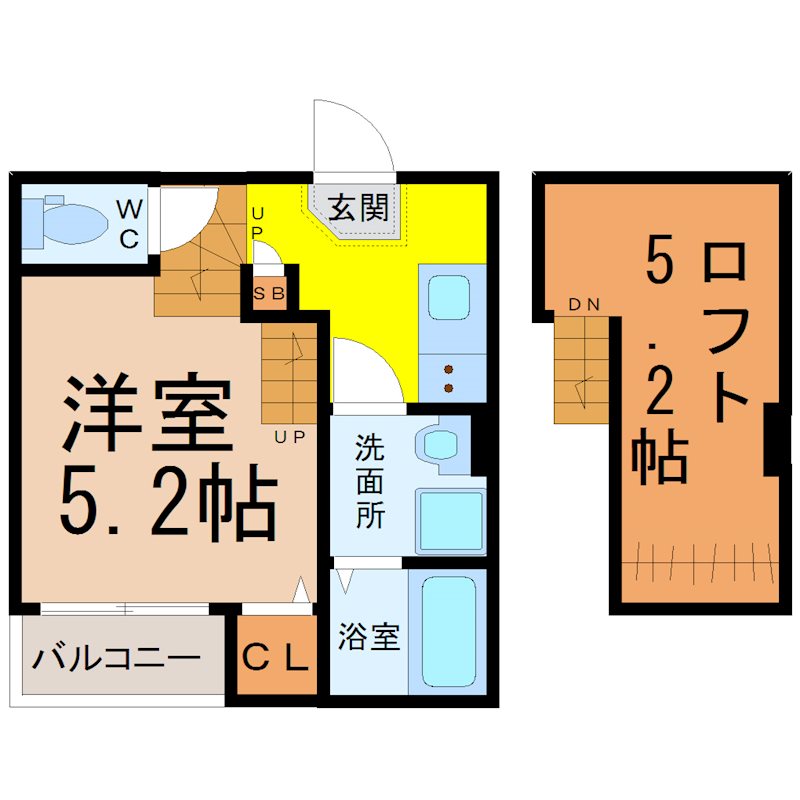 メゾンシュシュ 間取り