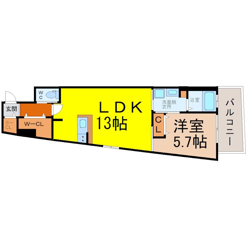 Ｎａｐａｒｔｍｅｎｔ（Ｎアパートメント） 間取り