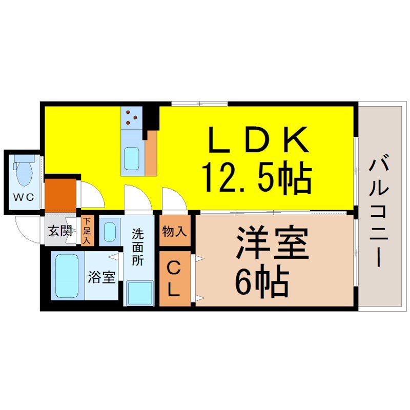 Ｃｅｒｅｓ志賀本通 間取り