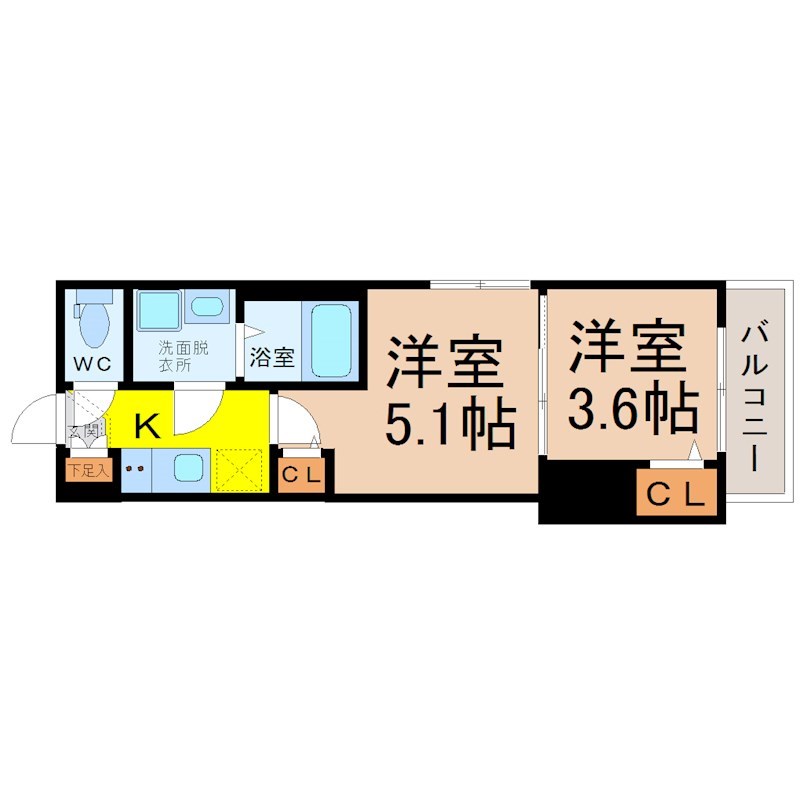 ハーモニーテラス田光町 間取り