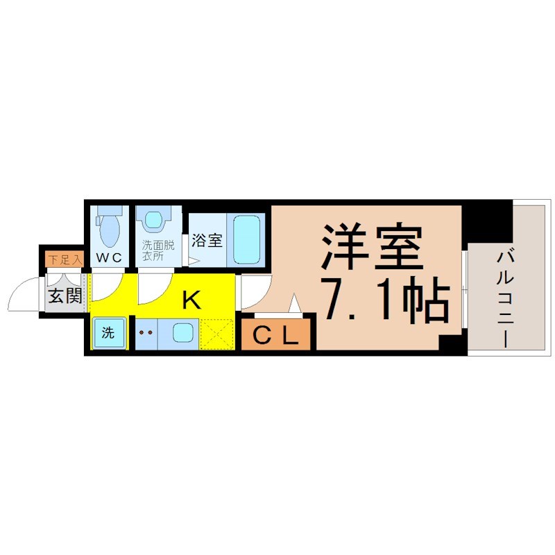 プレサンスＴＨＥ栄 間取り