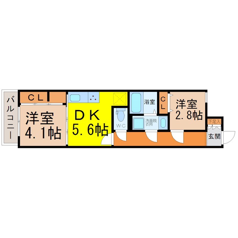 ＲＥＣＯ東別院（レコ東別院） 間取り