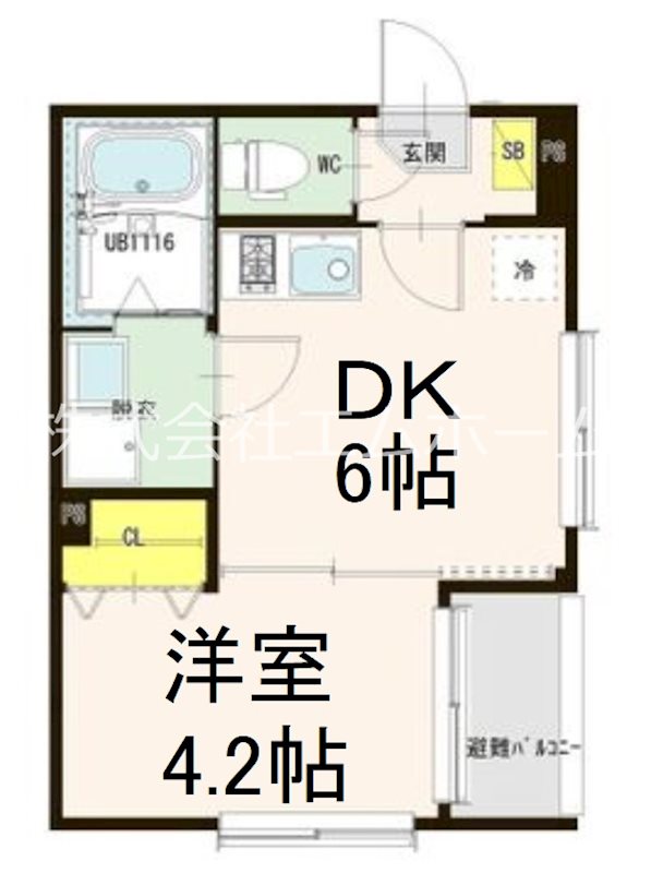 ハーモニーテラス荒子町Ⅱ 間取り