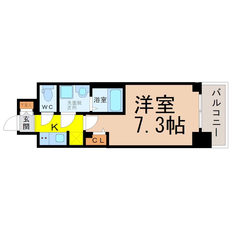 Ｓ－ＲＥＳＩＤＥＮＣＥ東海通 間取り