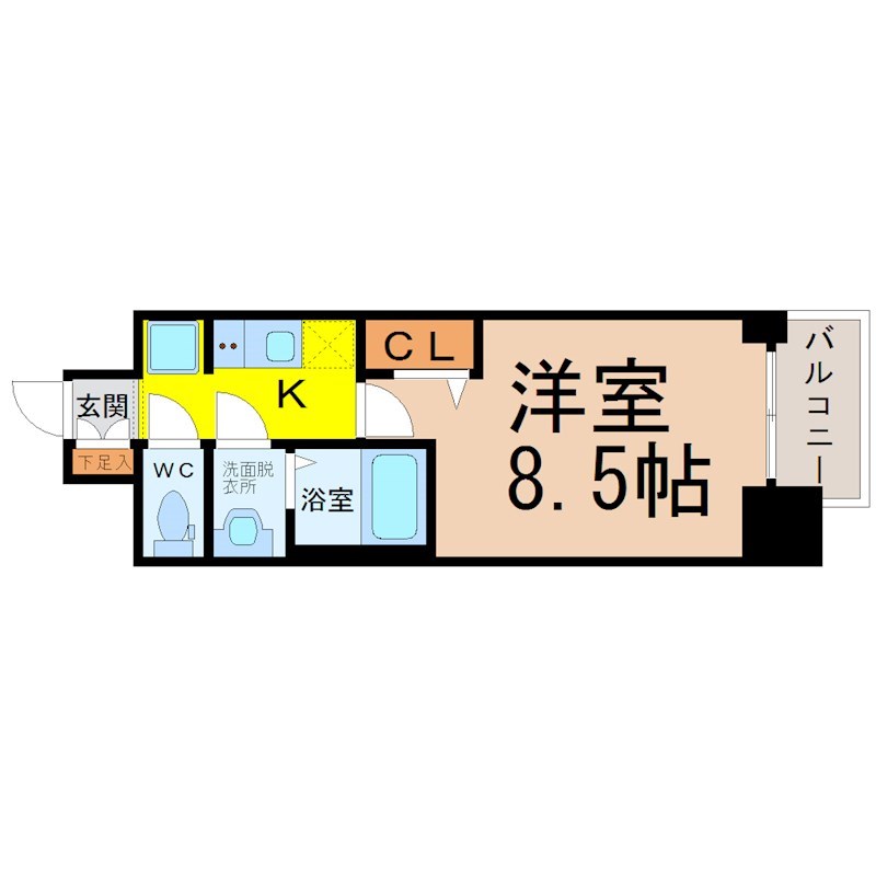 プレサンス大曽根駅前ファースト 間取り