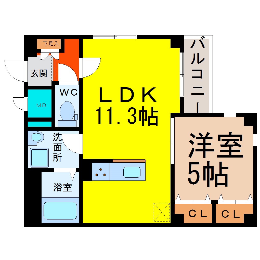 グランレーヴ千代田 間取り