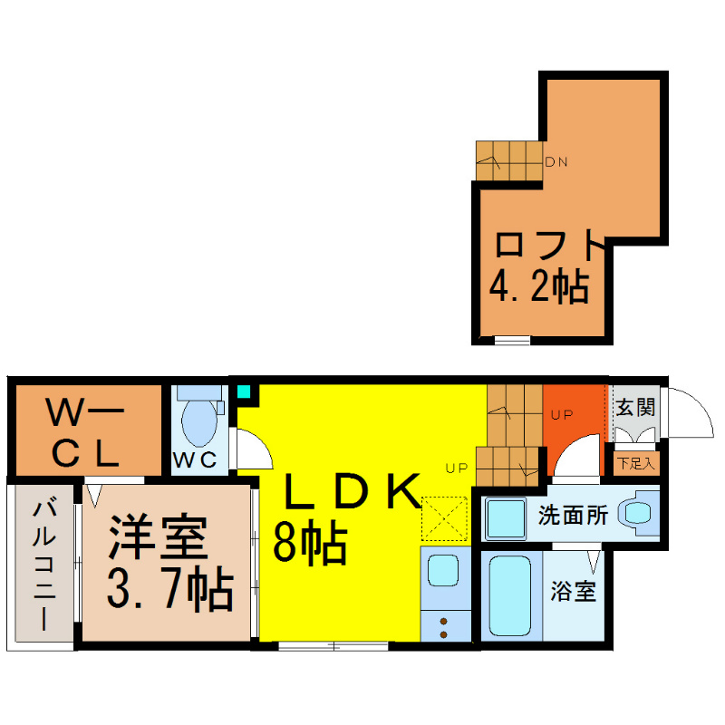 ＭｉＣａｓａ志賀本通 間取り
