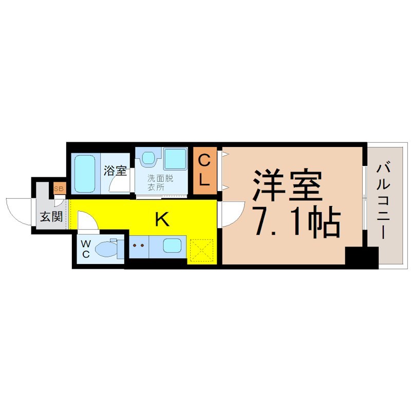 グランディール上前津 間取り