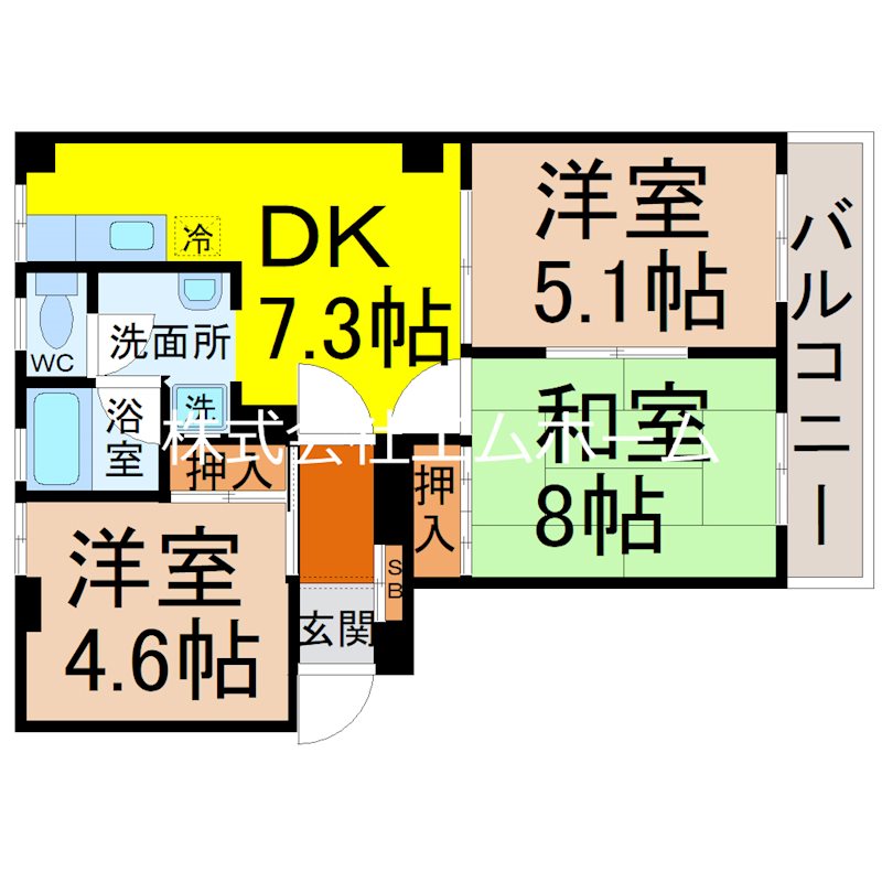 メゾン・トーメー 間取り
