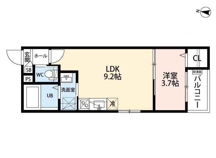 ＣＲＡＳＴＩＮＥ弥次ヱ町4丁目Ａ棟 間取り