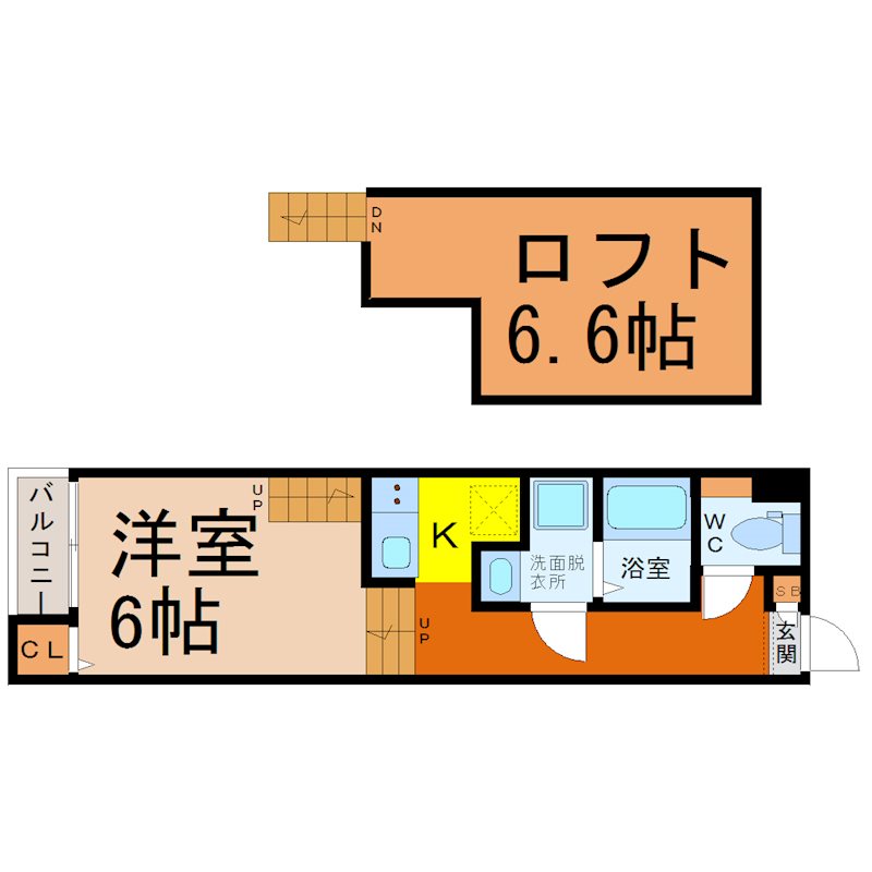 ハーモニーテラス四番II 間取り