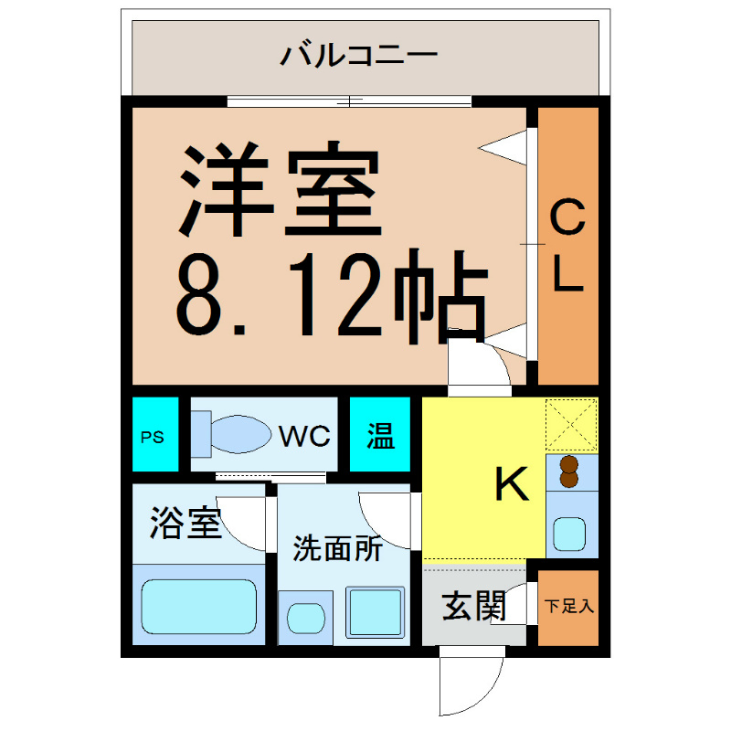 フラシア新栄町 間取り