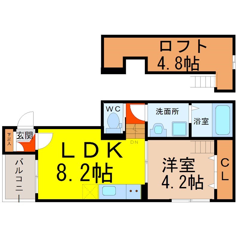 ｉ－ＣＵＢＥ（アイキューブ） 間取り