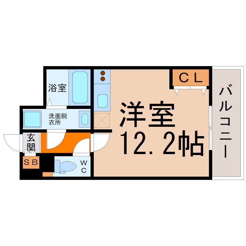 プラウランド名駅 間取り