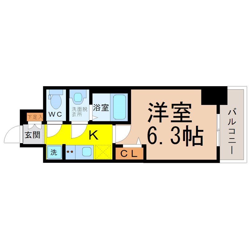 ディアレイシャス矢場町 間取り