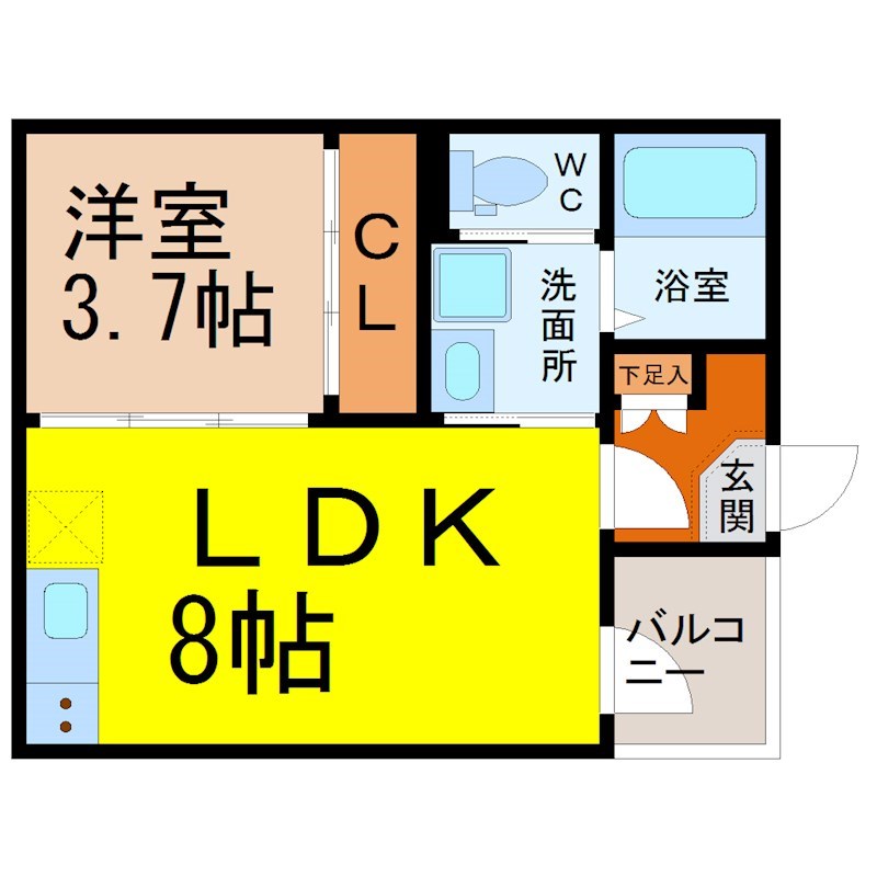 ＫＫテラス金山 間取り