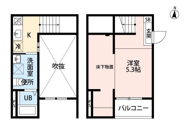 ＲＥＦＩＮＥＤ　ＴＡＳＴＥ三吉（リファインドテイスト三吉） 間取り