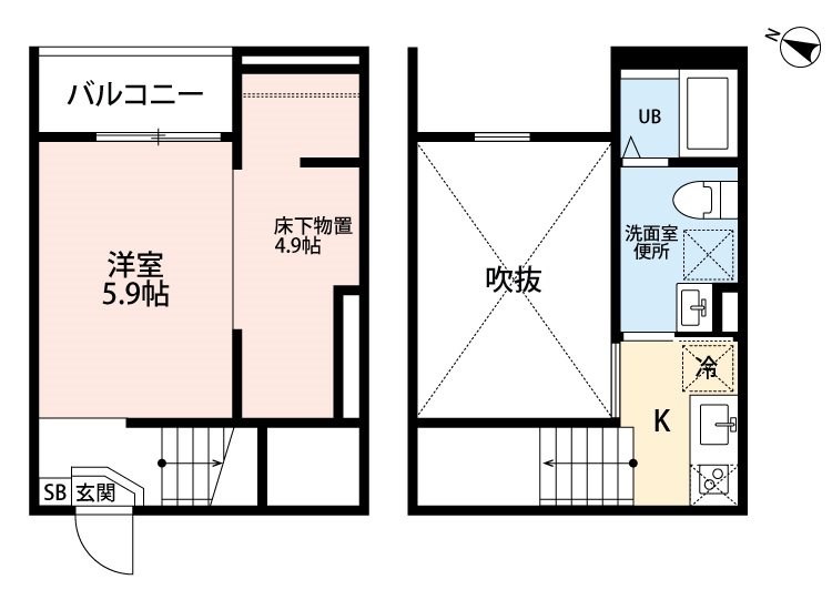 Ｆｏｒｃｅ高畑（フォルス高畑） 間取り