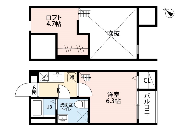 クリオス神宮前 間取り