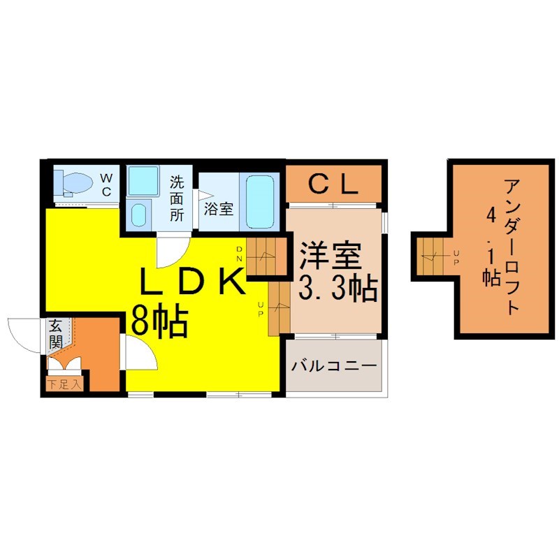 ハーモニーテラス城東町II 間取り