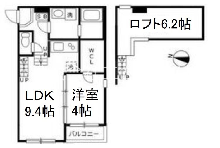 ハーモニーテラス六田 間取り