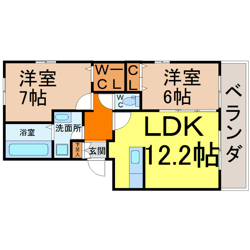 ラフィーネ野立 間取り