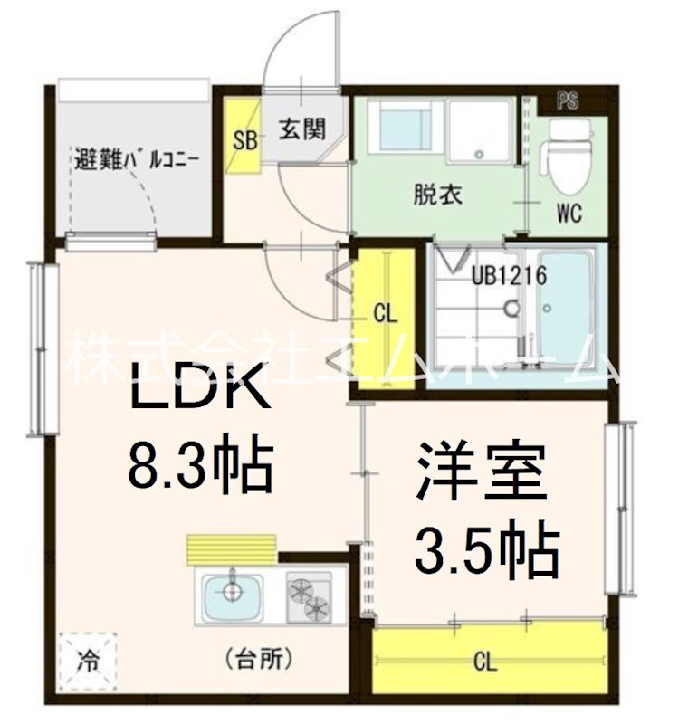 リバーガーデン中村中町 間取り
